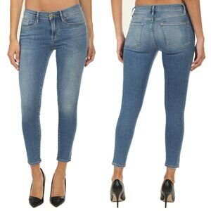 FRAME Le Skinny De Jeanne Crop Jeans in Estella Size 23